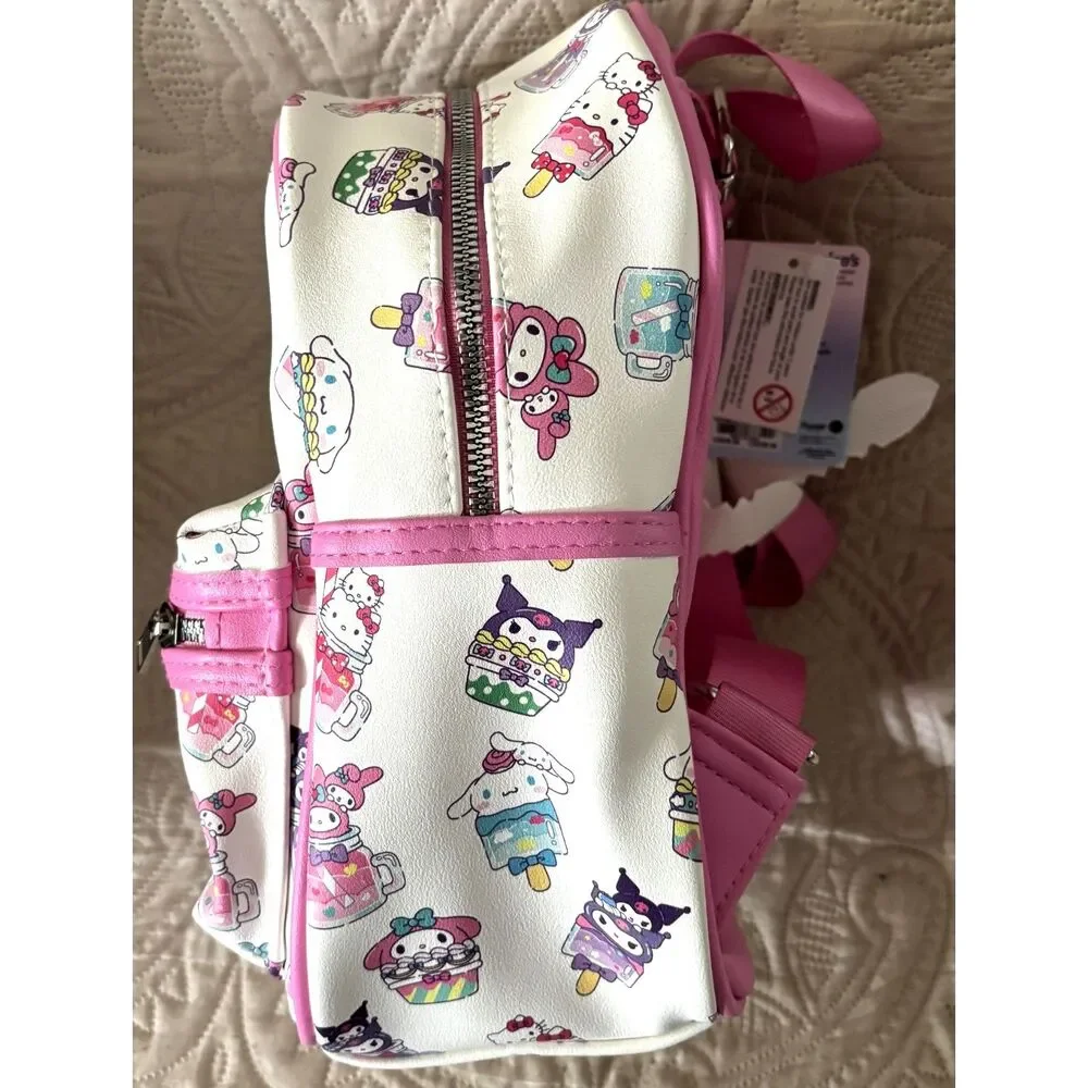 Claire's Hello Kitty Friends Mini Backpack Travel Bag 10x8 Pink Kawaii NWT
